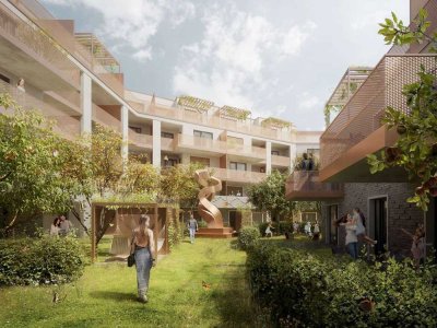 Urbanes Wohnen auf zwei Ebenen: exklusive 2 Zimmer mit 2 Balkonen