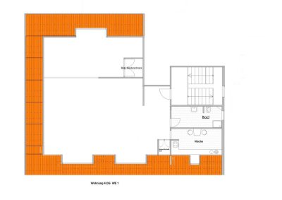 Darmstadt City - individuelle 2-Zimmer-DG-Wohnung mit EBK in Darmstadt