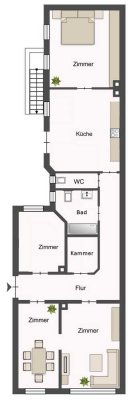 5 ZKB mit Einbauküche - Erstbezug nach umfassender Modernisierung