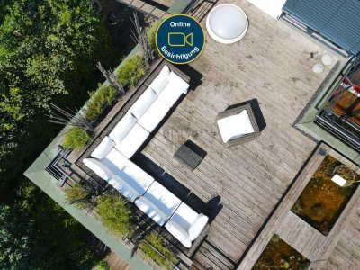 "EIN UNIKAT!" BESONDERE UND OFFEN GESTALTETE ARCHITEKTEN-TRAUMVILLA FÜR INDIVIDUALISTEN