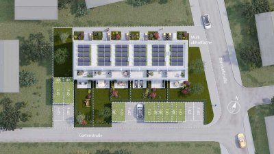 Modernes Reihenmittelhaus # besonders klimafreundlich # Rheinfelden Herten # Neubau KFW40 QNG,