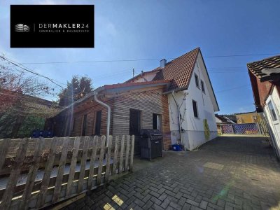 Gartenparadies für Familien: Geräumige DHH mit riesigem Grundstück und Baupotenzial zu verkaufen...