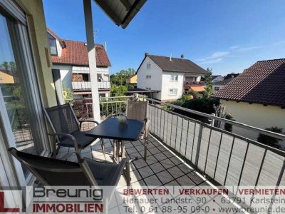 Gepflegte 5-Zi.-Maisonette-Wohnung mit EBK, zwei Bädern & Balkon in Karlstein-Dettingen