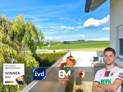 Schöne 3-Zimmer-Wohnung im Hochparterre mit Südbalkon und Stellplatz in Dischingen-Frickingen