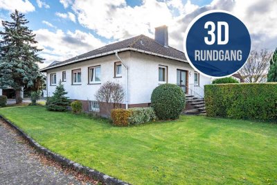 Bruchköbel: Großzügiger, modernisierungsbedürftiger Bungalow mit tollem Grundstück in ruhiger Lage