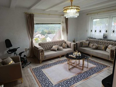 4 Zim, 90qm, Süd-Balkon, Garten, ruhige Lage, in Bad König Zell
