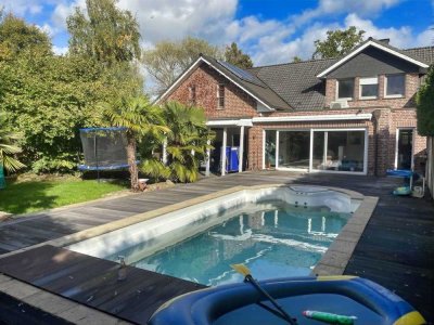 Luxuriöses Einfamilienhaus mit Pool, High-End-Technik & flexibler Raumgestaltung in Münster-Wienburg