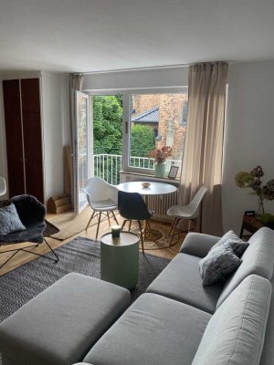 Vollmöbliertes Single-Appartement mit Balkon in Wuppertal-Elberfeld