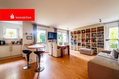 Bad Soden: Barrierefreie Dreizimmerwohnung mit Garten in gepflegtem Mehrfamilienhaus