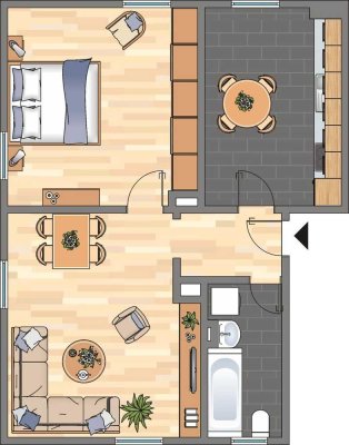2-Zimmer-Wohnung in Dortmund