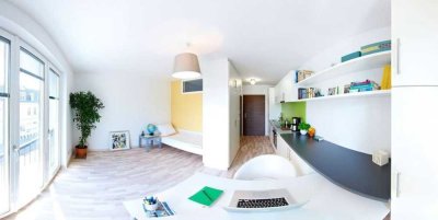 Helle 1-Zimmer Wohnung im 4. OG mit Aufzug in Jena-Süd