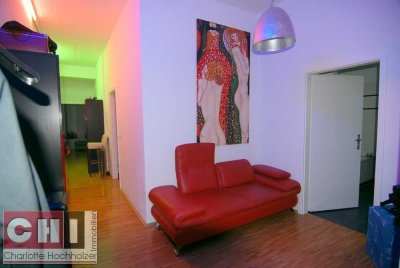 Nähe Harras/Westpark - 2-Zimmer-AB-Wohnung mit Loftcharakter gr. Wohnküche u. gr. Westbalkon