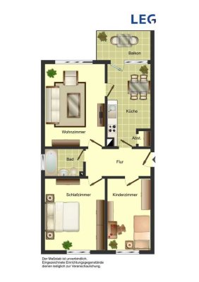 Bezugsfertige 3-Zimmer-Wohnung in Weddinghofen wartet ab dem 16.06.2025 auf Sie!!