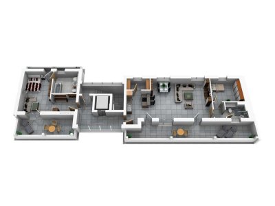 Moderne barrierefreie Penthouse-Wohnung mit 3 Balkonen - 127m² in Lünen-Altlünen