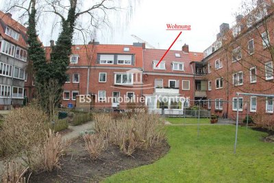 Anfragen bitte vorab per Mail - Innenstadtlage! Frisch renovierte 2,5 ZKB-Wohnung im DG!