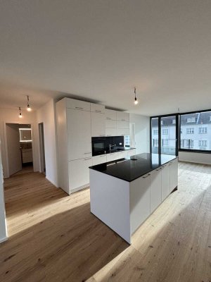 Wohnen auf Zeit - Erstbezug Neubau: attraktive 4-Zimmer-Wohnung mit EBK und 2 Balkons