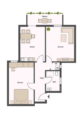 Traumwohnung im Kreuzviertel!
