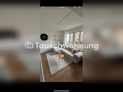 Tauschwohnung: Helle, moderne Wohnung mit großem Balkon mitten im Zentrum