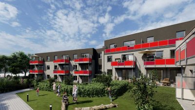 Moderne 2-Zimmer-Neubauwohnung mit Balkon/Terrasse - Ihr neues Zuhause