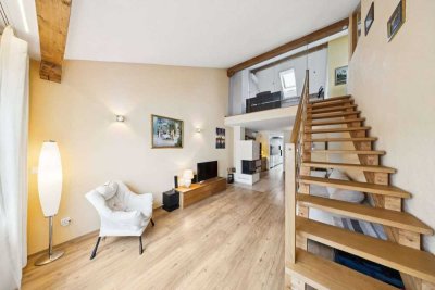 Elegantes Wohnen über zwei Etagen – Maisonette mit Kamin, TG-Stellplatz & Top-Ausstattung