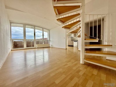 Großzügige, zentrale und helle 2-Zimmer-Maisonette-Wohnung