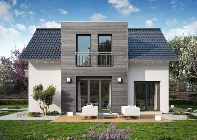 Attraktiver Hausneubau - inkl. Keller und Grundstück