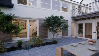 Ein Glanzstück. Das besondere Loft mit Dachterrasse, Rheinblick inklusive.
