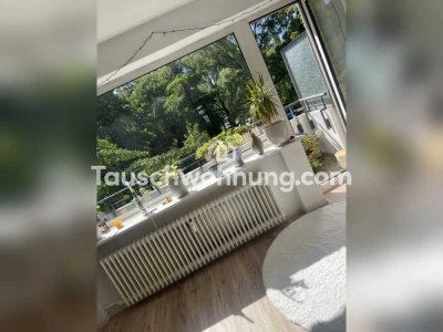Tauschwohnung: 2 Zimmerwohnung mit Balkon ins Grüne