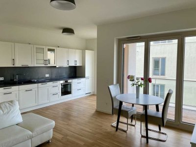 Möblierte 3-Zimmer-Wohnung am Volkspark Potsdam mit EBK und Tiefgaragen-Stellplatz