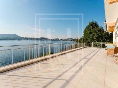 Salzkammergut-Refugium der Extraklasse: Lichtdurchflutete Villa in Gmundens Bestlage mit Panoramablick über den Traunsee