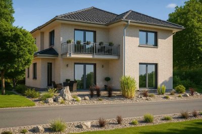 Das ideale Familienhaus: Massiv, 2-geschossig, modern und durchdacht.