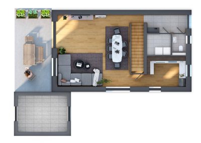 Doppelhaus zur Miete in Pottendorf mit Garten und großzügiger Terrasse! 14/2 - Haus 28