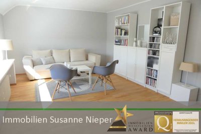 Wohlfühloase mit sonniger Dachterrasse, Einbauküche und Pkw-Stellplatz an der Stadtgrenze zu Haan