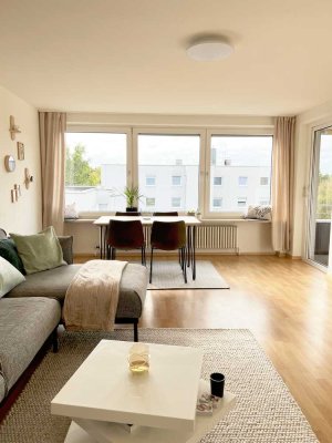 Voll ausgestattete 4-Zimmer-Wohnung mit Balkon & Stellplatz, WLAN inkl., sofort bezugsfertig