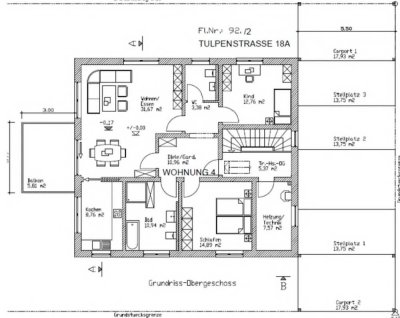 Geschmackvolle 3-Zimmer-Wohnung mit Einbauküche in Wackersdorf