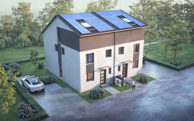 Schlüsselfertige -Doppelhaushälfte inkl. Grundstück im Neubaugebiet in 76470 Ötigheim