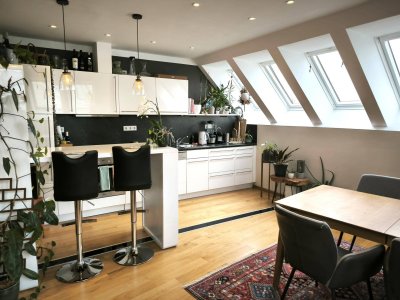Dachgeschosswohnung beim Augarten – Stil, Komfort &amp; Top-Lage