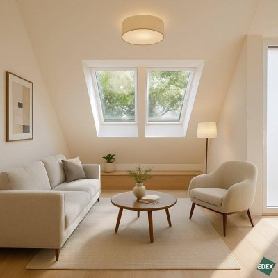 ERSTBEZUG | Traumhafte 2-Zimmer DG-Wohnung mit Loggia &amp; Terrasse in den ruhigen Innenhof