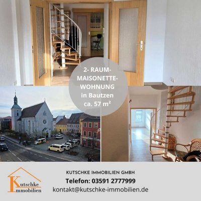 helle 2-Raum - tolle Maisonette-Wohnung mit Einbauküche in Bautzen