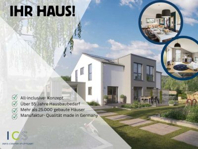 Zwischen Grün und dem Kessel: Neubaureihenhaus mitten in Fellbach!