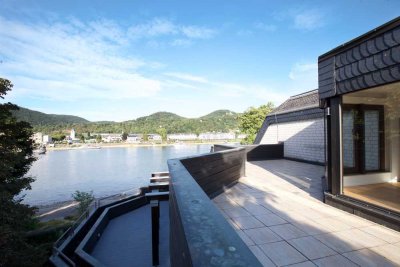 Exklusives Penthouse mit spektakulärem Rheinpanorama
