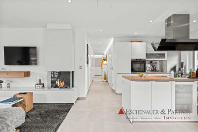 Luxuriöse Penthouse-Wohnung mit 3 Terrassen und Neckarblick in Bestlage von Heidelberg-Ziegelhausen
