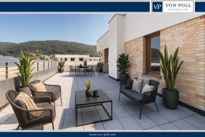 MTV: HD Südstadt Moderne Penthouse-Wohnung + Aufzug + barrierefrei + TG Stellplatz + Kellerraum + Te