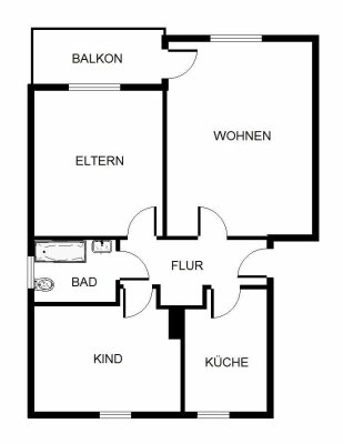 Ab sofort frei! 3-Zimmer-Wohnung in Gelsenkirchen Hassel