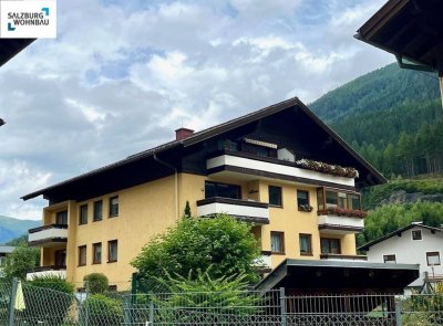 LEBEN IN BÖCKSTEIN! Geförderte 3-Zimmerwohnung mit Loggia und Tiefgaragenplatz in Böckstein im Gasteinertal! Mit hoher Wohnbeihilfe