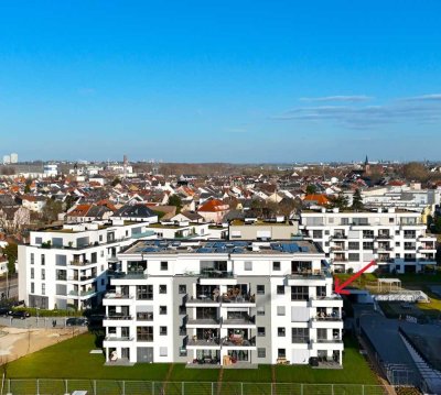 Mainz-Kostheim! HIGH-CLASS 4-Zi-Neubau-Wohnung am Wasser, barrierefrei, Balkon, 2 TG-Plätze uvm