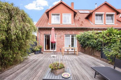 Familienfreundliches und gepflegtes Reihenendhaus in Harenberg – mit Garage, Terrasse & Kamin