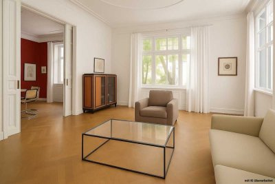 Gartenwohnung im Hochparterre