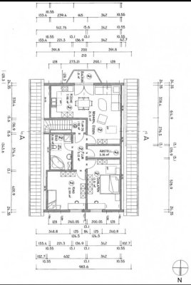 Attic apartment with balcony and garage in Eichwalde