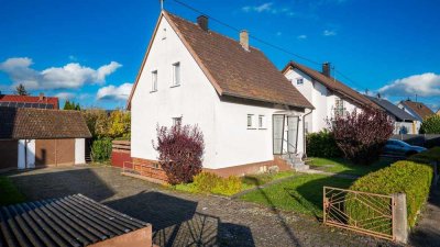 Handwerkertraum in Mühlhausen – Freistehendes Einfamilienhaus mit Baulandreserve